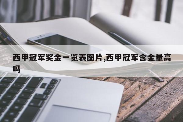 西甲冠军奖金一览表图片,西甲冠军含金量高吗